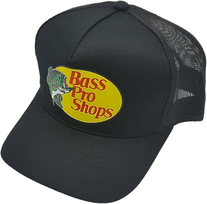 Bass Pro Shop Men's Trucker Hat Mesh Cap One Size Fits All Snapback