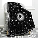 Jekeno Moon Constellations Blanket Psychedelic