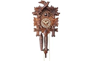 HerrZeit by Adolf Herr Cuckoo Clock - The Traditional Vine Leaves AH 80/1