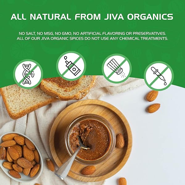 JIVA ORGANICS RAW SPROUTED ORGANIC ALMOND BUTTER 8-OUNCE JAR