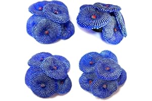 4PCS Artificial Coral, Aquarium Plants Set, Fish Tank Decorations for Aquascaping Landscape, Aquarium Ornament