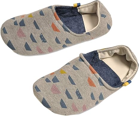 Amazon Co Jp フェリシモ アンナ ベリエル トゥルク島に思いをはせる かかと美人をめざすバブーシュスリッパ タイプ5 1 レディース 22 5 24cm ホーム キッチン