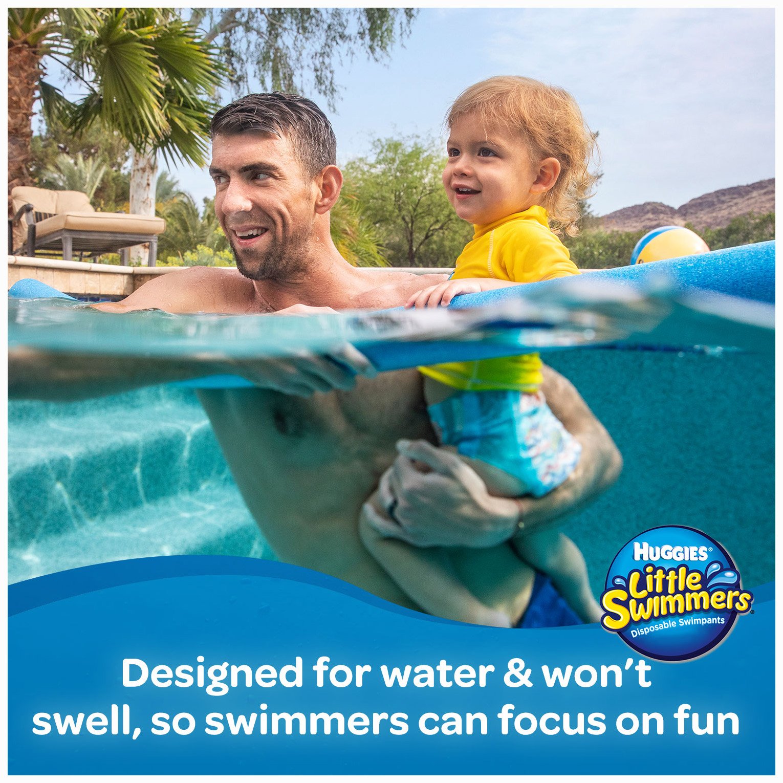 Huggies Little Swimmers Disposable Swim Diapers, Swimpants, Size 4