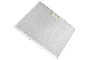 Stainless Steel Range Hood Grease Filter, 400 x 300 x 9 mm Metal Mesh Extractor Vent Filter for Cooker Hoods (Silver)