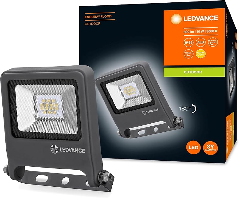LED Fluter, Leuchte für Außenanwendungen, Warmweiß, 125,0 mm x 101,0 mm x 29,0 mm, ENDURA FLOOD