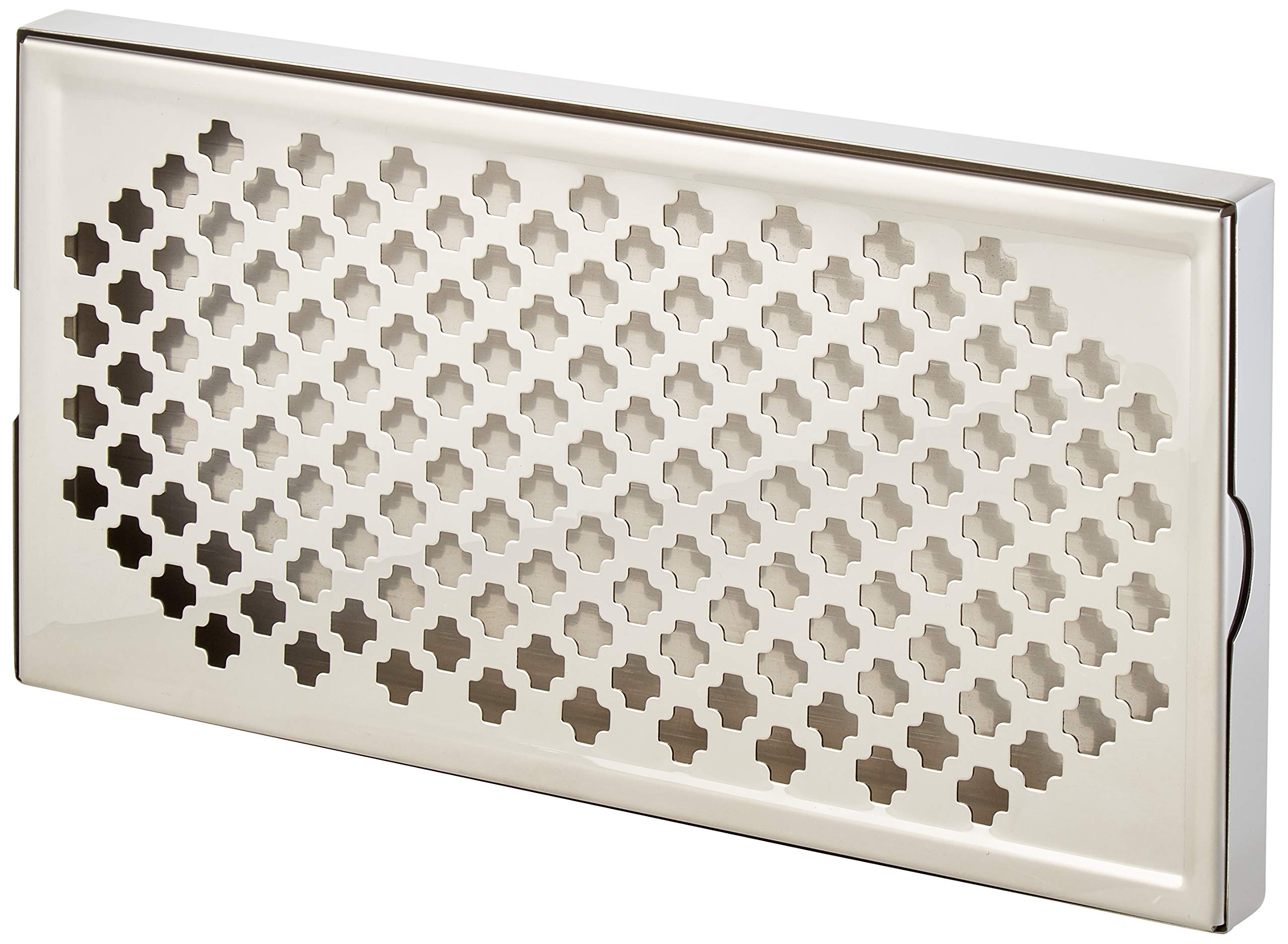 Beaumont Stainless Steel Drinks Drip Tray, Silver, Size: 23(H) x 306(W) x 161(D) mm, Back Bar Drip Tray, Removable Drainer Plate, Professional Barware, Pub Bar Accessory for Catching Drips, D825