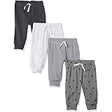 Amazon Essentials Boys' Cotton Pull-on Pants