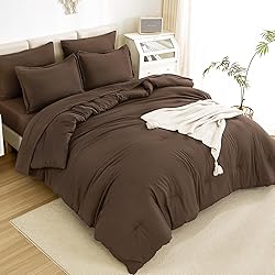 Litanika Super King Comforter Sets Brown - 7 Pieces