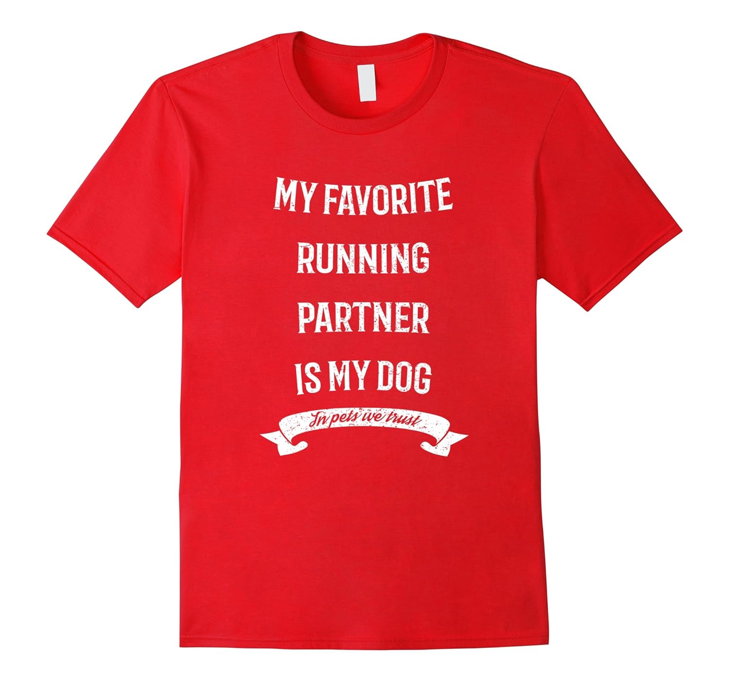 My Favorite Running Partner Is My Dog T-Shirt For Runner-ANZ