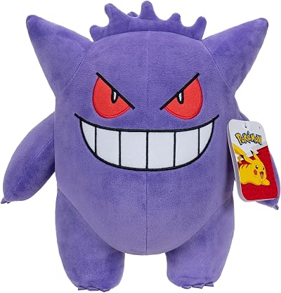 Pokémon Gengar Plush 12-Inch Authentic Details Toy Kids