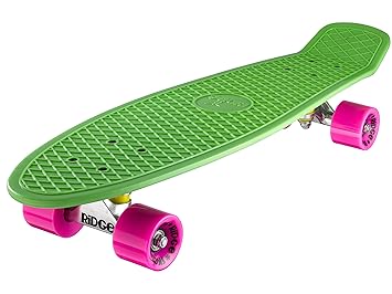 Ridge Skateboard Big Brother Nickel 69 cm Mini Cruiser, grün/rosa