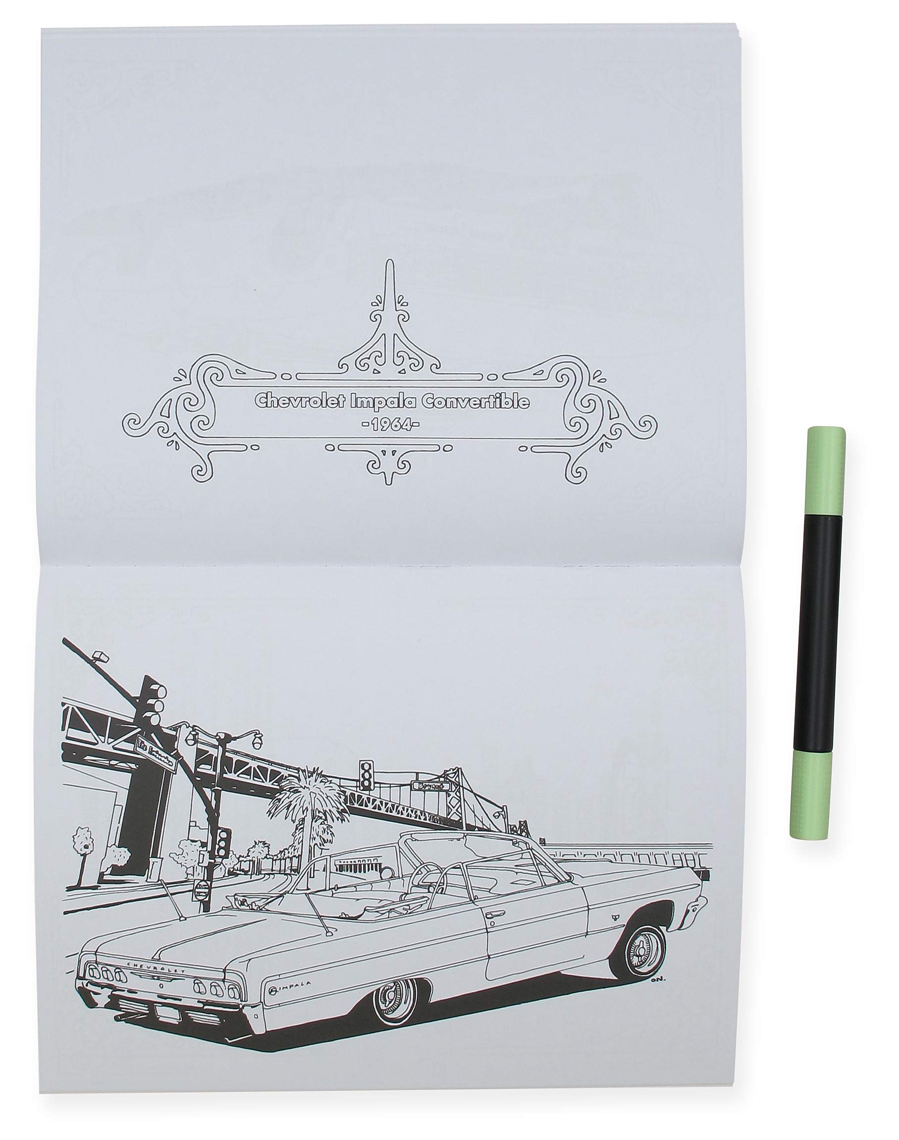 Lowrider Coloring Book Nilsson Oscar 9789185639410 Amazon Com Books