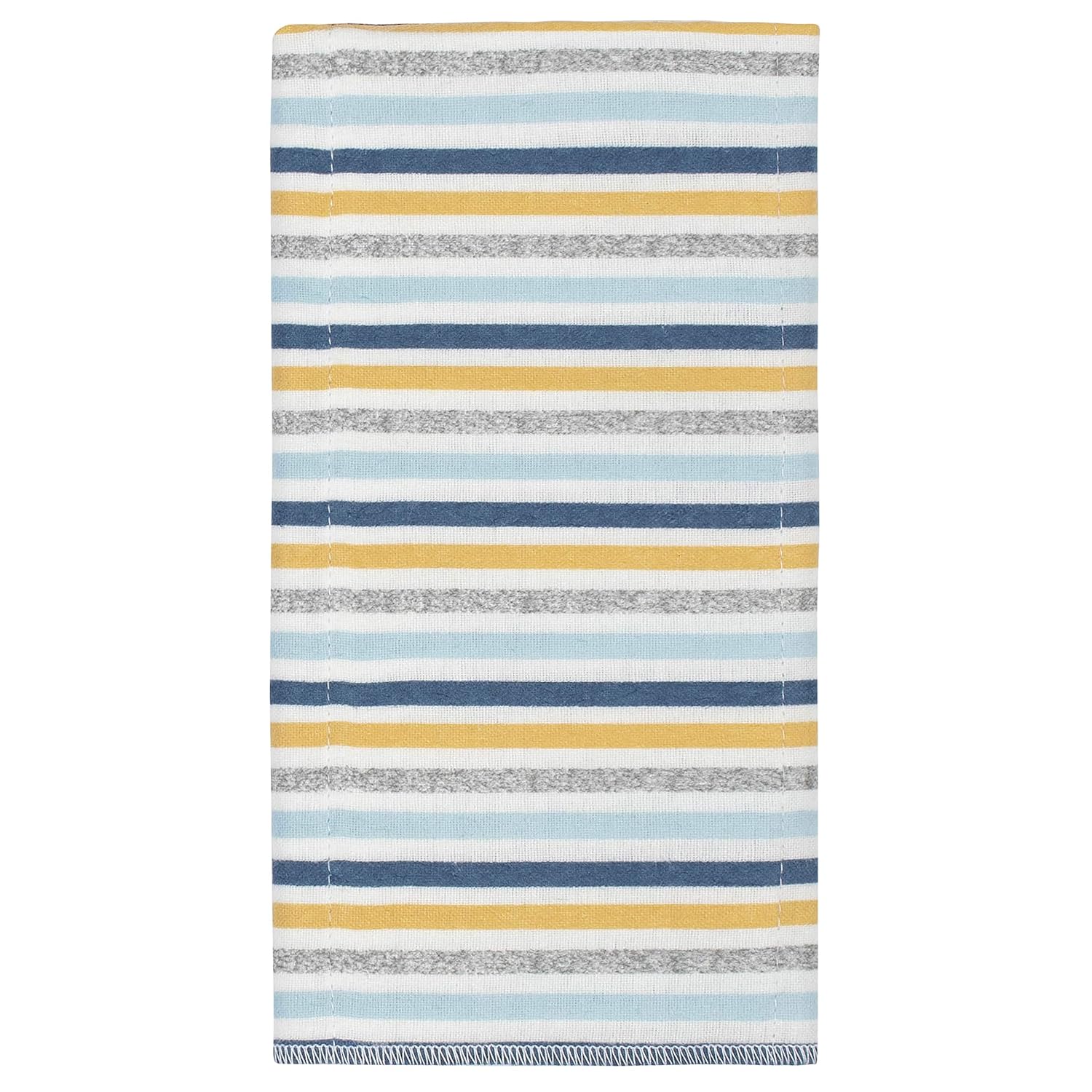 Gerber Baby Boys' 8-Pack Flannel Burp Cloths, Dinosaur Blue, 20" x 14": Clothing