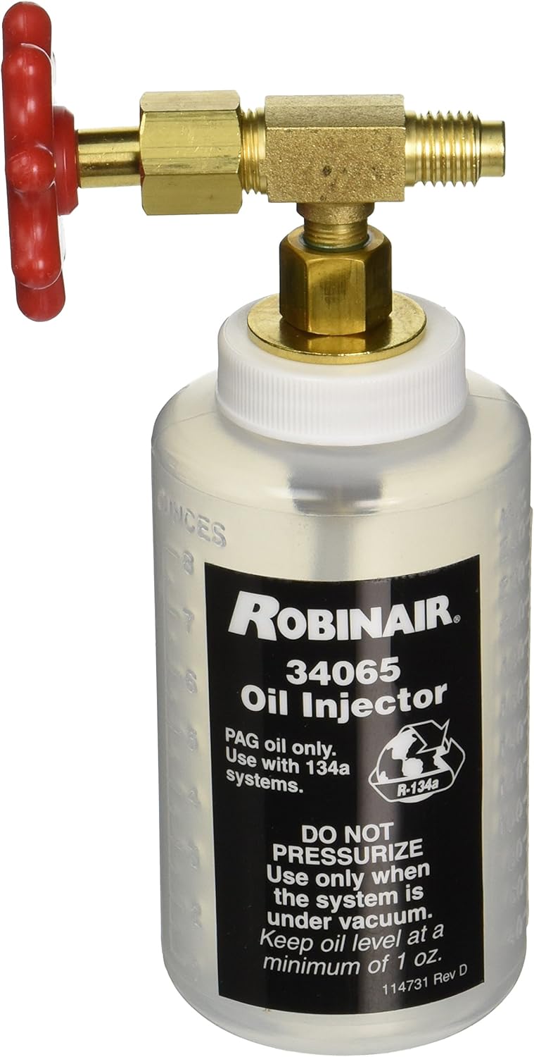 Robinair 34065 R134a Oil Injector with 1/2" Acme Fitting Amazon.ca