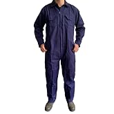 Turners Mens Work Overalls Boilersuit Navy - Warehouse Garages Students workerwear Suit