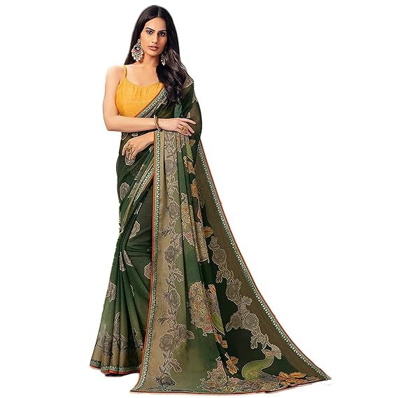 Shaily Womens Printed Brasso Red Saree[RAHI22681SSR07_perent]