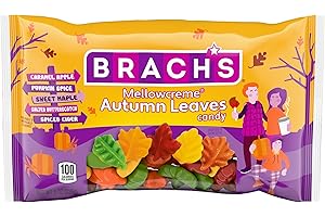 BRACH'S Brach’s Mellowcreme Autumn Leaves Candy, Halloween Candy, 8 oz Bag