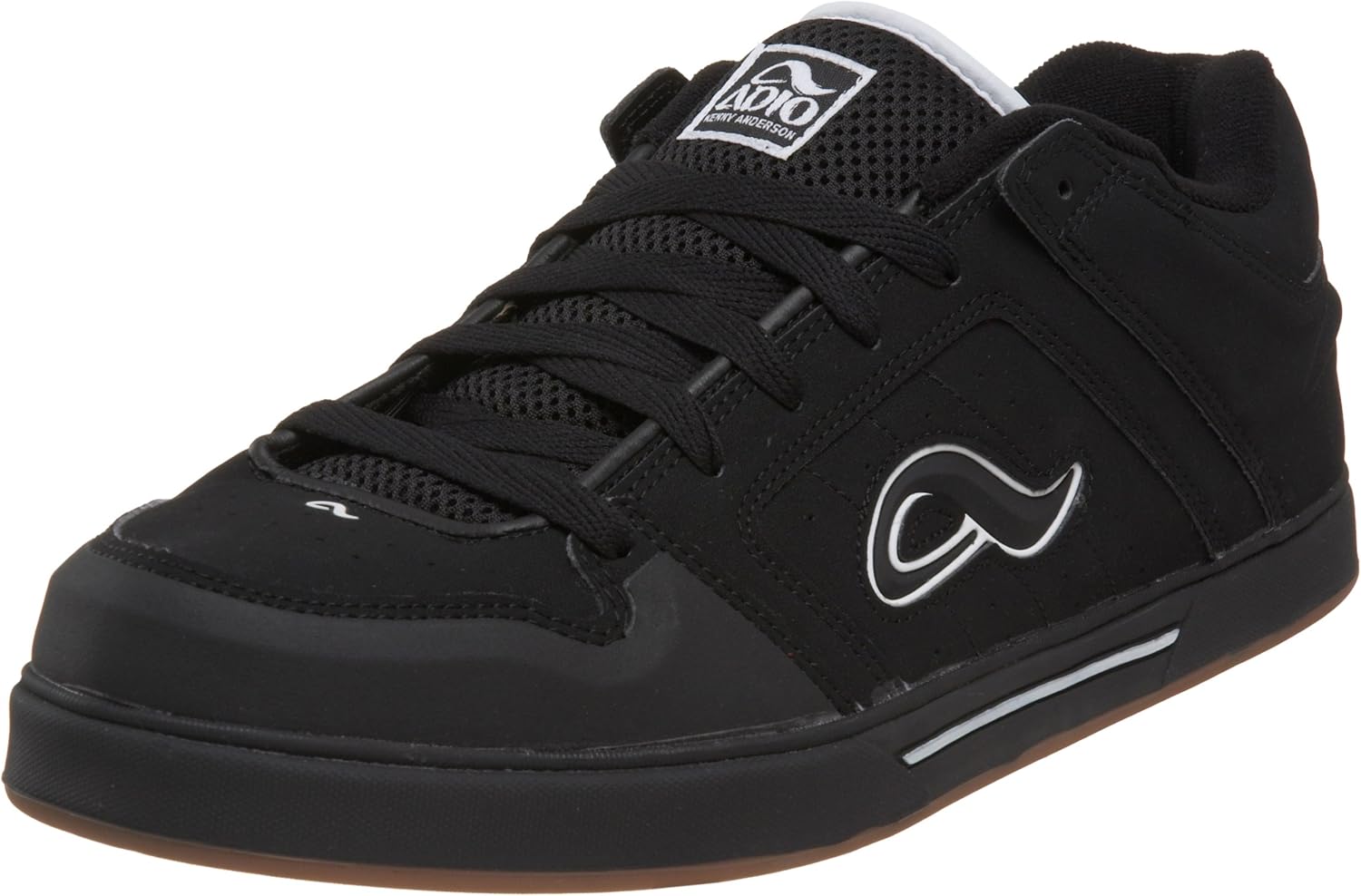 Adio Men�s Kenny V2 Sneaker, Black/Black/Gum Adio Men�s Kenny V2 Sneaker, Black/Black/Gum