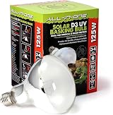Komodo Solar D3 UV Basking Bulb 125W for Desert & Tropical Reptile Habitats