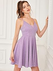 Ever-Pretty Women's Summer Dresses Glitter V Neck