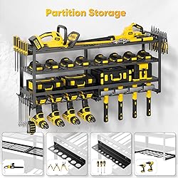 POKIPO Large Power Tool Organizer Wall Mount,4