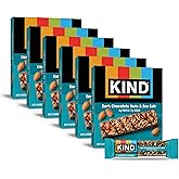 KIND Bars, Dark Chocolate Nuts and Sea Salt, Healthy Snacks, Gluten Free, Low Sugar, 6g Protein, 36 Count