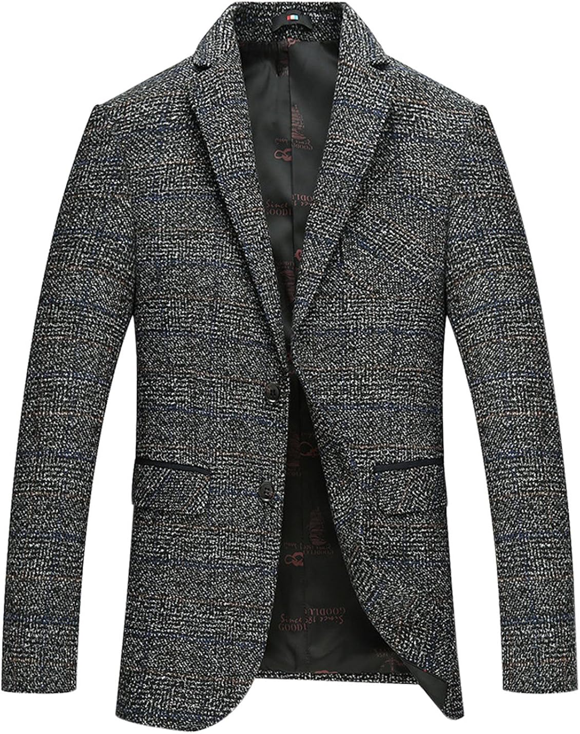 The Best After Sale Service Yeokou Mens Casual Slim Winter Two Buttons Lapel Wool Blazers Sport Jacket Coat Fashionable Sonoritaaparelhosauditivos Com Br