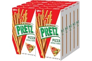 Glico Pretz Biscuit Stick, Pizza Flavored, 1.09 Ounce (Pack of 10)