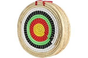HYBDAMAI Archery Targets Traditional Solid Straw Round Archery Target, Arrow Target for Recurve Bow Longbow or Compound Bow, for Kids Youth Adult Archery Hunting Backyard Practice