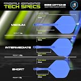 Winmau Fusion Integrated Flight & Shaft System No.2 Blue Medium Length view 2