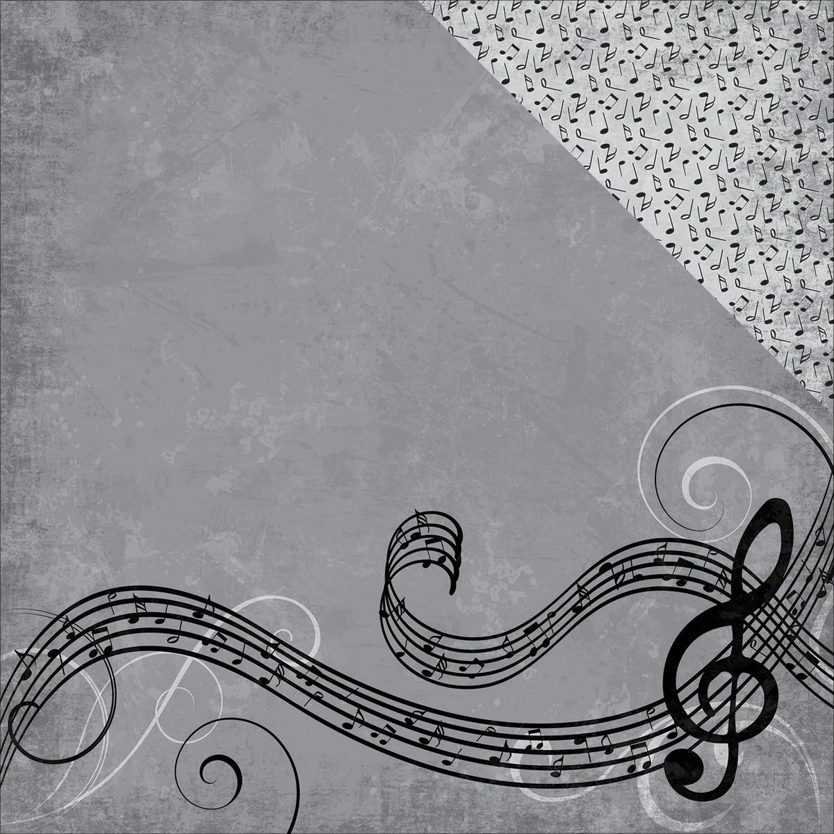 Moxie Music In Me Nothin' But Treble Music Scrapbook Paper