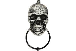 Forum Novelties Party Supplies Skeleton Door Knocker, Dull Gray