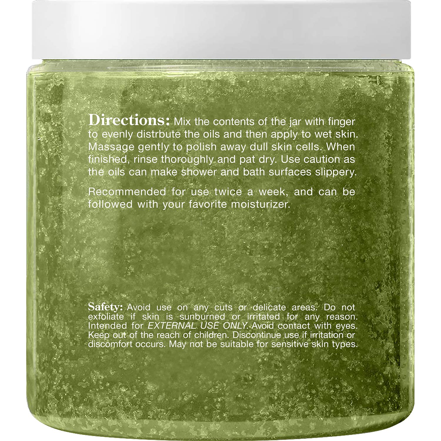 Matcha Green Tea Body Scrub for All Natural Skin Care - Exfoliating Multi Purpose Body and Facial Scrub Moisturizes and Nourishes Face and Skin - 10 oz - Great Gift for Her : Beauty