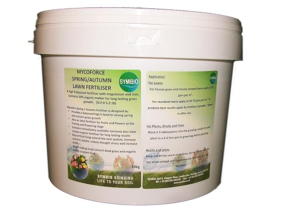 Organic based Spring Lawn Grass Fertiliser 10Kg: Amazon.co.uk: Garden