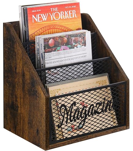 Amazon.com: YINMIT Magazine Holder, Magazine Rack for Desktop and