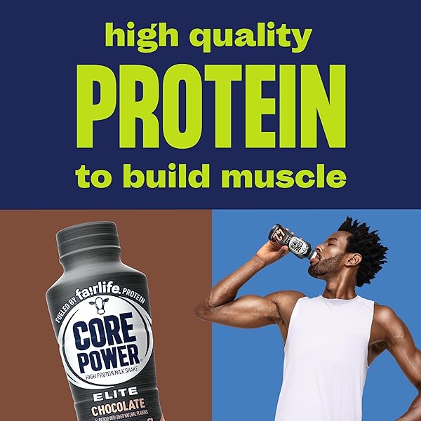 CORE POWER ELITE HIGH PROTEIN SHAKE (42G), CHOCOLATE, 14 FL OZ