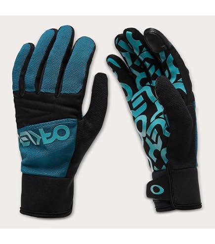 Oakley Mens Factory Pilot Core Glove, Black/White Logo, X-Small at