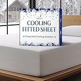 SLEEPHORIA Cooling Fitted Sheet Queen Size - 1 PC BreezeWeave Cooling Sheets for Hot Sleepers & Cool Rest w/ 16 in Deep Pocket - Corner Straps, Cloud Soft, Ultra Durable - 57 x 77 in (White)