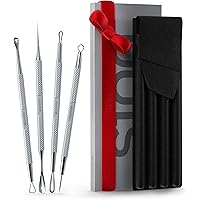 Suvorna Skinpal S100 Pimple Popper Tool Kit, Milia Remover, Lancet for Facial Extraction, Whitehead Extractor Tool, Comedone 
