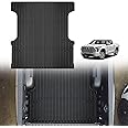 TripleAliners Truck Bed Mat Compatible with 2022 2023 2024 2025 Toyota Tundra Accessories CrewMax 5.5FT Vehicle Perfectly Flush All Weather Protection TPE Heavy Duty Pickup Car Bed Cargo Mat