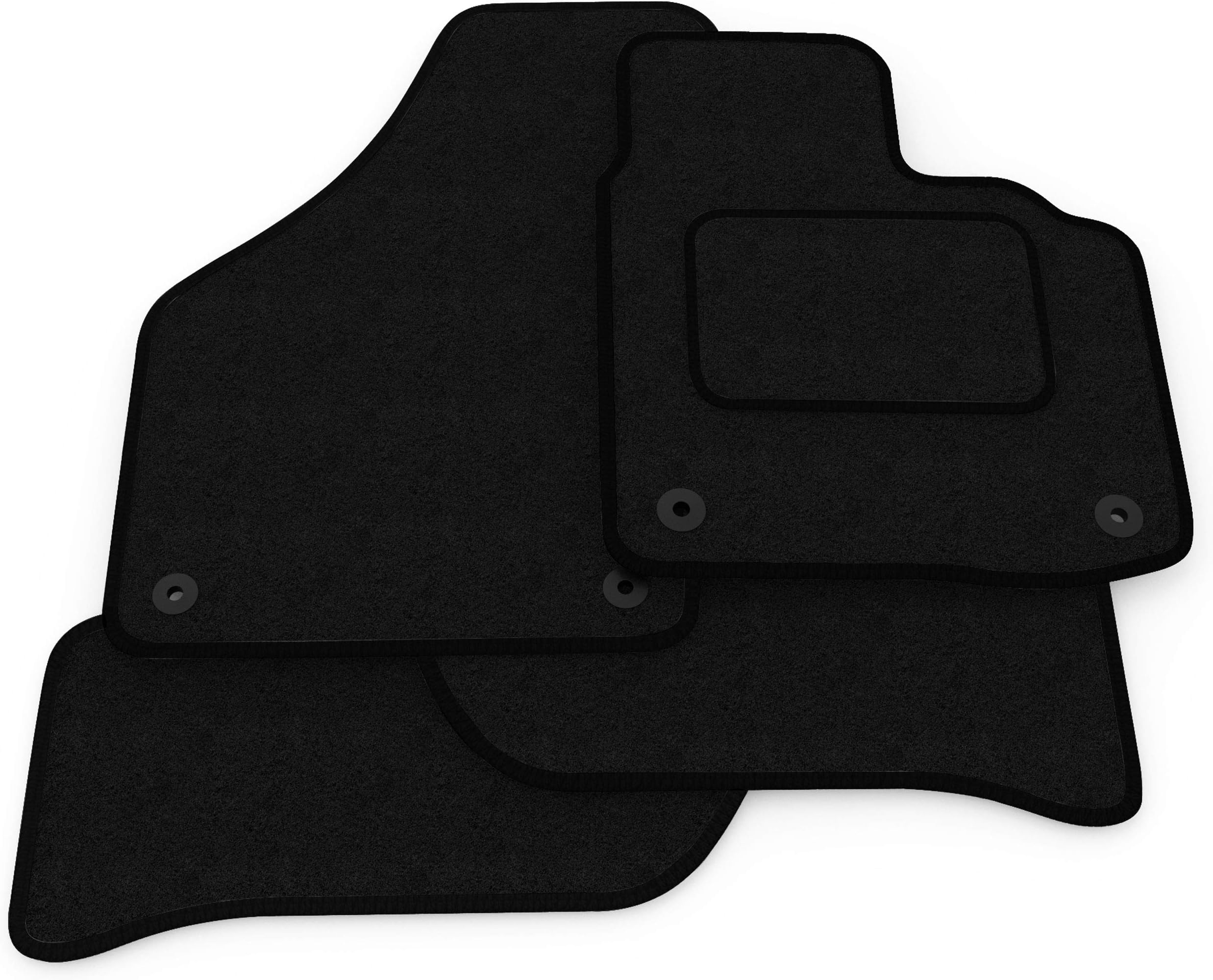 Scotspeed UK LtdTailor Fitted Car Mats - 3 Piece - Compatible with (2012-2018) DS5 Vehicle Specific Car Mat Set Black Carpet and Trim