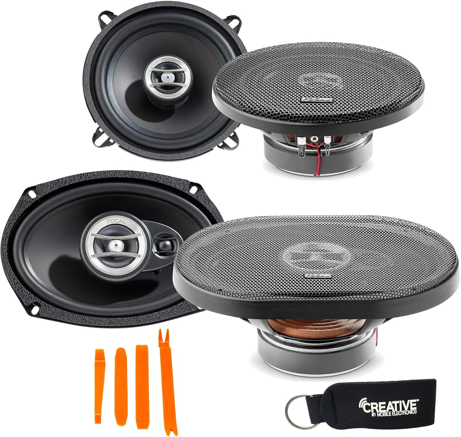 Focal Performance Auditor RCX690 6x9 3Way Coaxial Car Speakers 160W