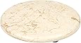 Creative Home Genuine Champagne Marble 8" Round Trivet, Cheese Serving Board
