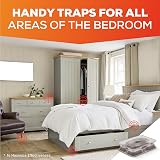READY STEADY DEFEND Bed Bug Traps Pack of 4 Early Detection Non-Toxic view 3