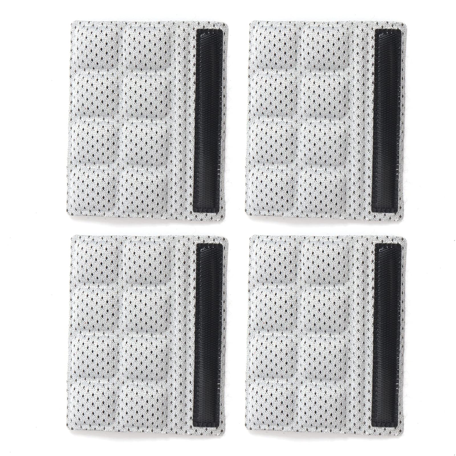 Jipemtra Helmet Chin Pads Foam Pads Set Chin Strap Padding Replacement Universal for Cycling Bike Motorcycle Outdoor (Grey 4PCS)