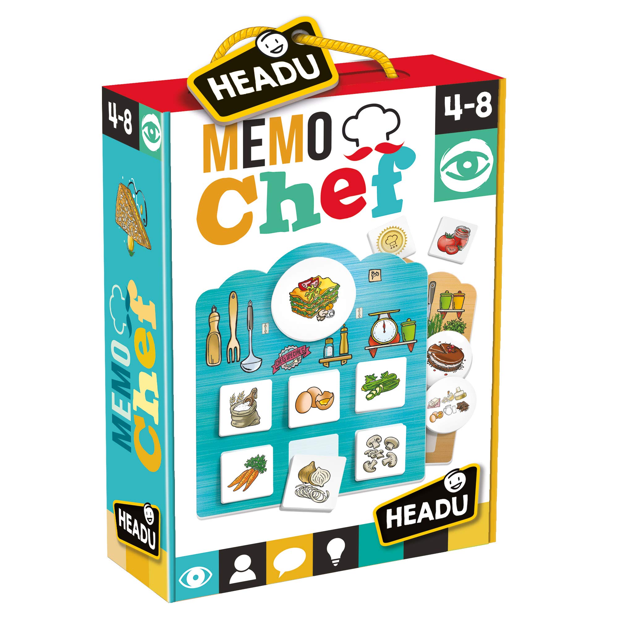 HEADU | Memo Chef - matching and memory game | Educational Games & Puzzles | Ages 4-8 years