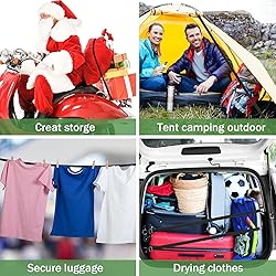 Saintrygo 8 Pcs 80 Inch Adjustable Flat Bungee