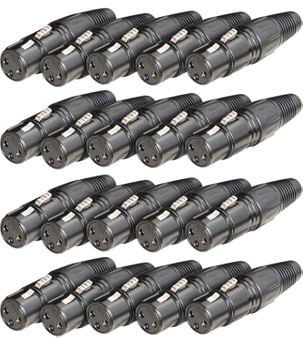 Amazon.com: YejeySound Neutrik Lot of 20 (10 Each) New NC3FXX-B