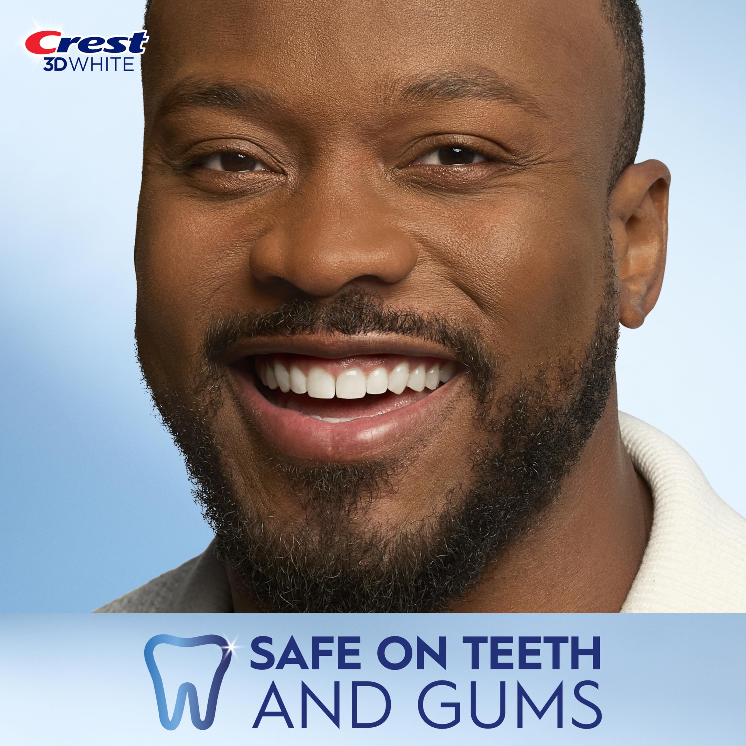 Crest 3D Whitestrips Sensitive At-Home Teeth Whitening Kit, 18 Treatments, Gently Removes 15 Years of Stains, Crest Whitestrips, Teeth Whitening Kit