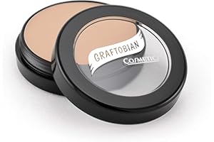 Graftobian HD Glamour Crème Foundation 1/2oz, Weightless Full Coverage Makeup, 65 Inclusive Shades, For All Skin Types, Natural or Full-Glam Looks, For Professionals and Beginners, Leading Lady
